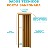 Porta Sanfonada Pvc 210x72cm Multilit - 3