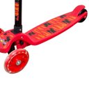Ver imagem 4 de Patinete Infantil 3 Rodas em Pvc Freio Dobrável Altura Ajustável Menina Vermelho Importway Bw283vm