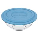 Ver imagem 2 de Tigela de Vidro Marinex Plus com Tampa 1,5 Litros Azul
