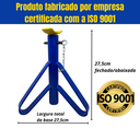 Ver imagem 6 de 2 Cavaletes para Carro 2 Toneladas Aço Resistente Apoio Reforçado Tipo Preguiça Manutenção Veículo