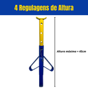 Ver imagem 4 de 2 Cavaletes para Carro 2 Toneladas Aço Resistente Apoio Reforçado Tipo Preguiça Manutenção Veículo