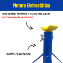 Ver imagem 6 de 2 Cavaletes para Carro 2 Toneladas Aço Resistente Apoio Reforçado Tipo Preguiça Manutenção Veículo