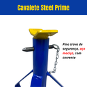 Ver imagem 5 de 2 Cavaletes para Carro 2 Toneladas Aço Resistente Apoio Reforçado Tipo Preguiça Manutenção Veículo