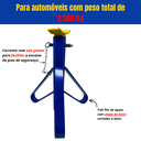 Ver imagem 2 de 2 Cavaletes para Carro 2 Toneladas Aço Resistente Apoio Reforçado Tipo Preguiça Manutenção Veículo