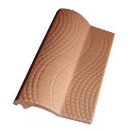 Kit 4 Bordas P/ Piscina Pastilhado Bege 12x25 1m Linear - 1