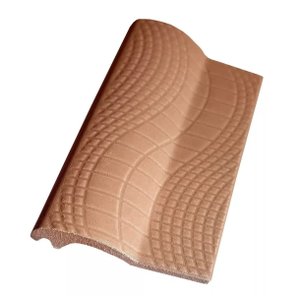 Kit 4 Bordas P/ Piscina Pastilhado Bege 12x25 1m Linear