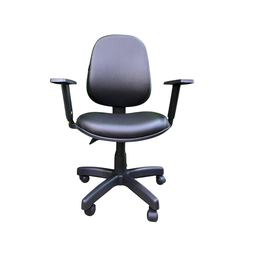 Cadeira Internauta Preta Lisa com Back System 100% Nacional para Escritório - 5