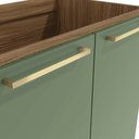 Ver imagem 6 de Balcão de Cozinha Botanic 80cm 2 Portas m623 Kappesberg - Nogueira/Verde Oliva
