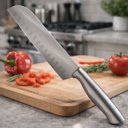 Ver imagem 1 de Cutelo Inox 31cm Linha Shine Faca Grande Cozinha Profissional