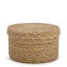Cesto Decorativo em Fibra Natural com Tampa 13cm 18608m Mart - 1
