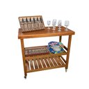 Ver imagem 4 de Carrinho Gourmet Churrasco Madeira Maciça Eucalipto