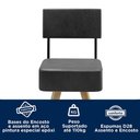 Ver imagem 5 de Conjunto Mesa Bistrô Viena e 2 Banquetas Barcelona 96cm Preto - Salaone