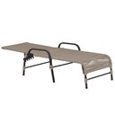 Ver imagem 4 de Kit 2 Espreguiçadeiras Doha Mesa Garden Corda Náutica Piscina Jardim Área Externa Trama Original