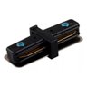 Conector Emenda Eletrificado Reta para Trilho Reforçado Preto - 1