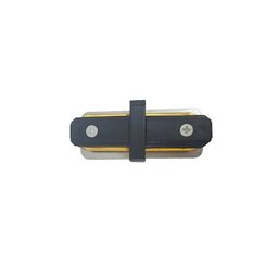 Conector Emenda Eletrificado Reta para Trilho Reforçado Preto - 3