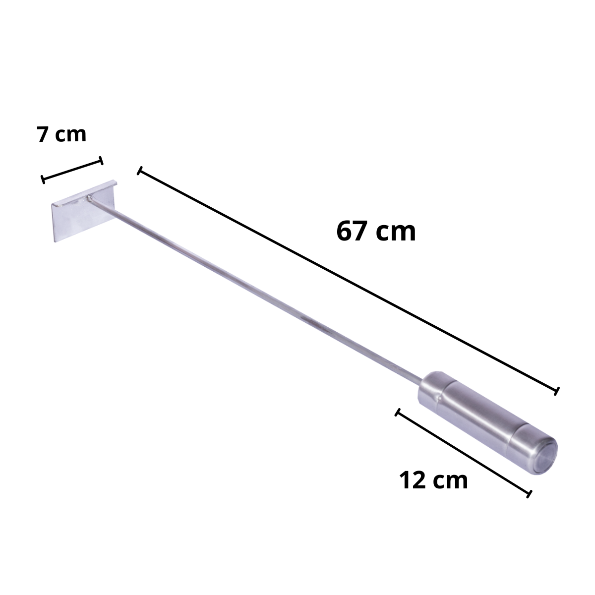 Puxador Espalhador Carvão Brasa Churrasqueira Grill Inox - 4