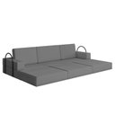 Ver imagem 6 de Sofá Cama À Vácuo 3 Lugares Linha Modular Flip Magic Yescasa
