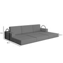 Ver imagem 7 de Sofá Cama à Vácuo 3 Lugares Linha Modular Flip Magic