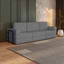 Ver imagem 2 de Sofá Cama à Vácuo 3 Lugares Linha Modular Flip Magic