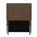 Ver imagem 3 de Cabeceira Onix Cama Box Solteiro 90cm Suede Marrom
