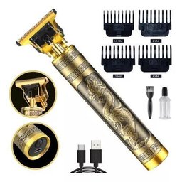 Cortador de Cabelo e Barba Titanium - Li-ion - 4 Pentes - Usb - 8