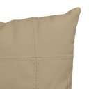 Ver imagem 4 de Almofada Decorativa de Couro Legítimo 50x50cm Bella Bege - Mozzelar