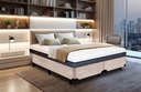 Ver imagem 1 de Cama Box King Size Bipartida Serenelife - Suede Bege Claro