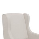 Ver imagem 4 de Poltrona de Amamentação Giovana sem Puff Bebê Completo:tm 702 Linho Areia Claro