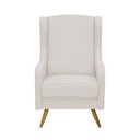 Ver imagem 3 de Poltrona de Amamentação Giovana sem Puff Bebê Completo:tm 702 Linho Areia Claro