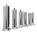 Ver imagem 3 de Pes para Cama Box Kit com 8 Pés Cromados 13cm Altura