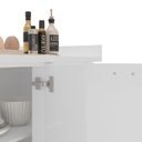 Ver imagem 6 de Balcão de Canto 90cm x 94cm Pérola Yescasa Branco