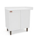 Ver imagem 2 de Balcão de Canto 90cm x 94cm Pérola Yescasa Branco