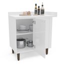 Ver imagem 4 de Balcão de Canto 90cm X 94cm Pérola Yescasa