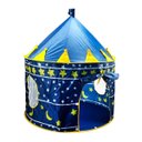 Ver imagem 2 de Toca Barraca Infantil Divertida Dobravel Cabaninha Tenda:azul