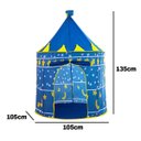 Ver imagem 4 de Toca Barraca Infantil Divertida Dobravel Cabaninha Tenda:azul