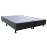 Base Cama Box King Size Suede Bordado Preto Skybox - 1