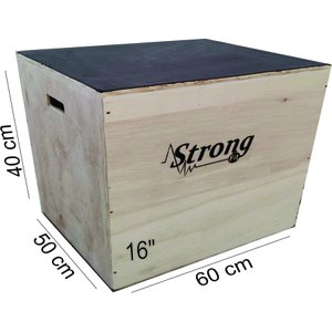 Caixa de Salto, Box Jump para Crossfit 60x50x40 3x1 Oficial