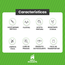 Ver imagem 4 de Rodapé de Eva Autocolante Rp43 7cm Branco 2,5 Metros