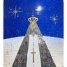 Mosaico da Nossa Senhora de Aparecida Tamanho 180x180cm - 1