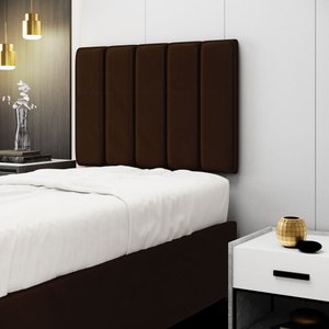 Painel Nashira 100 / N-027 Veludo Marrom Chocolate