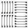 Barra de Apoio 40cm Aço Inox Kit 20 Unidades Banheiro Box Idoso Cadeirante Deficiente Gestante Supor - 1