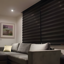 Ver imagem 3 de Persiana Estilo Zebra 140x160 Preta P/ Casa