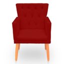 Ver imagem 6 de Kit Poltrona Capitonê Clássica Confortável para Sala e Quarto Ana Suede