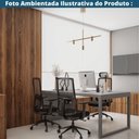 Ver imagem 6 de Cadeira Escritório Nr-17 Soho Presidente C/ Braço Slide Fratini Encosto Tela Mesh Preta Base Rodí