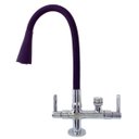 Ver imagem 1 de Torneira Gourmet Bica Móvel Bancada Cozinha Cone Max Preto para Filtros ou Máquina Lava Louças 7143