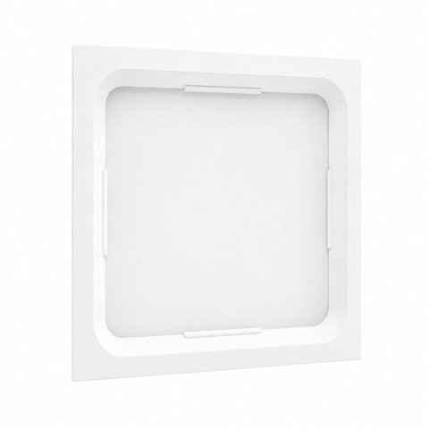 Painel Plafon de Embutir Recuado Quadrado Branco 29,6cm LED 24W 3000k Bivolt
