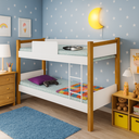 Ver imagem 1 de Mini Beliche Valentina Branco e Mel