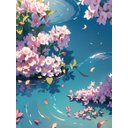 Ver imagem 2 de Quadro Decorativo Tela Canvas Floral Ref:qbfl5 Lojall 150 X 100 Cm Borda Infinita