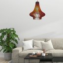 Ver imagem 2 de Luminária Teto tipo Pendente AQUILA MDF - Completa - Cor: Marrom