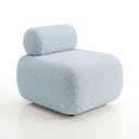 Ver imagem 6 de Poltrona para Sala KIT2 Orgânica 60 cm Base Fixa Nara Decorativa Bouclê Ted D03 - D'Rossi